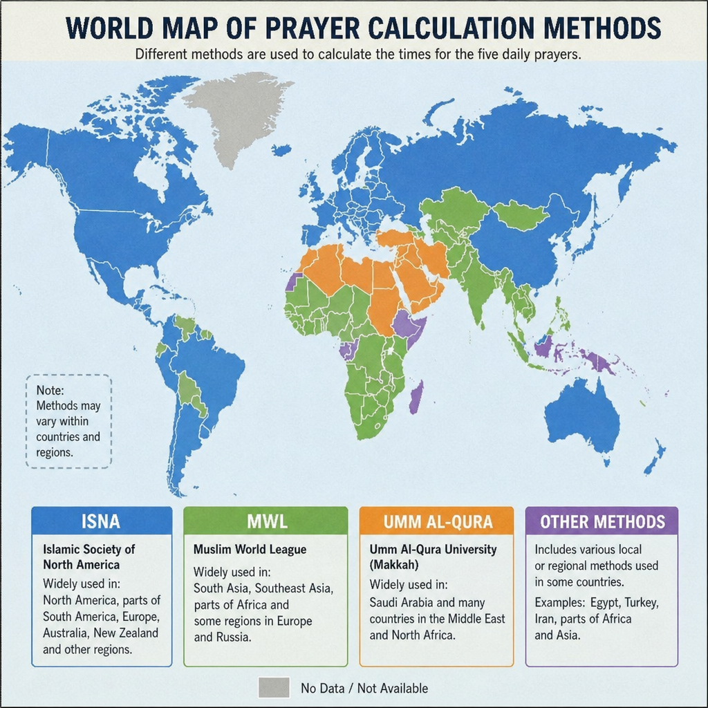 prayer times calculator