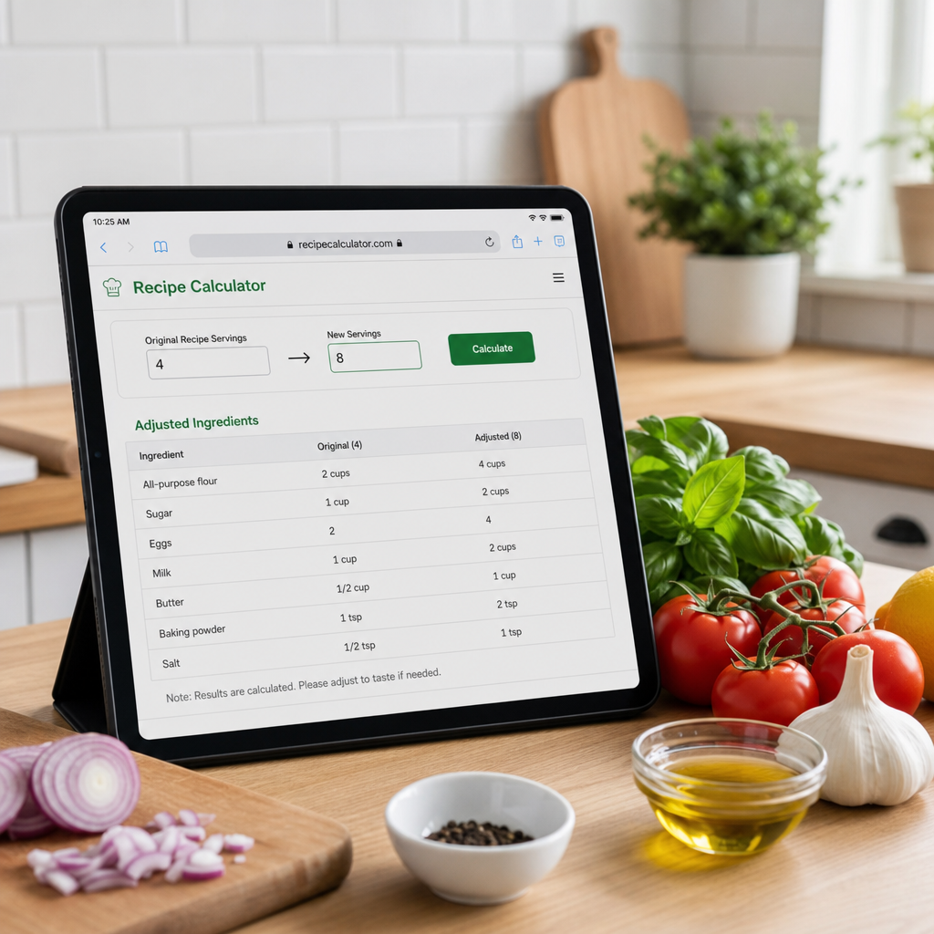 Recipe Scaler Calculator