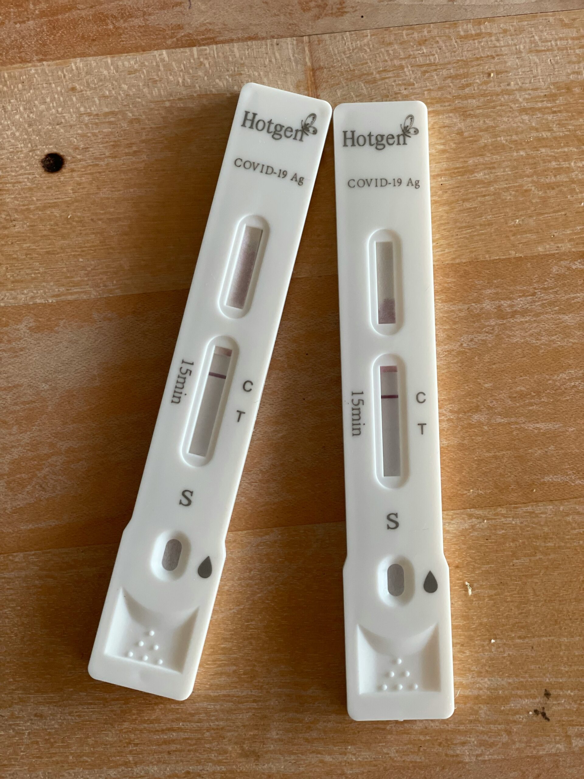 Ovulation predictor kit with test results